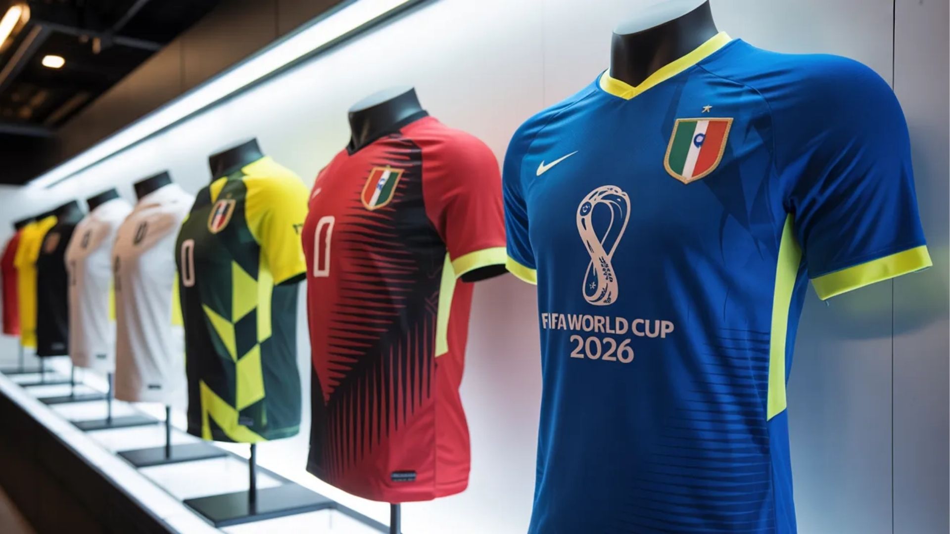 Les équipements des sélections nationales pour le mondial 2026